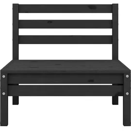 vidaXL Gartenlounge-Set schwarz