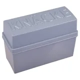 Zebra Technologies Knäckebrotbox Brotbox Knäckebrot Box Brotdose Aufbewahrungsbox Vorratsdose Farbe:grau