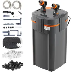 VEVOR 757 L Aquarium-Kanisterfilter, 20 W, UV-Lampe, leise