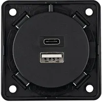 Berker USB-Steckdose 230V 2-fach Anthrazit 2 St.