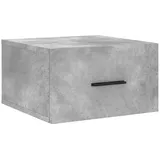 vidaXL Wand-Nachttisch Betongrau 35x35x20 cm Modell 3