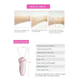 Daling Defeatherer Körper & Gesichtshaar Entferner