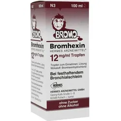 BROMHEXIN Hermes Arzneimittel 12 mg/ml Tropfen 100 ml