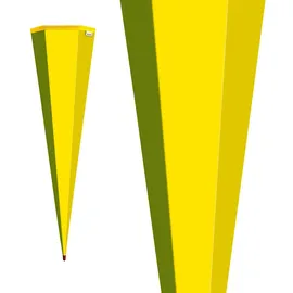 ROTH Rohling, gelb, 85 cm, eckig, Rot(h)-Spitze, ohne Verschluss