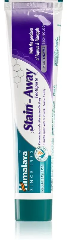 Himalaya Herbals Stain-away intensive bleichende Zahnpasta 75 ml