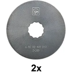 Fein Super Cut 2er Pack Blech HSS Sägeblatt Kreisform Ø 80mm