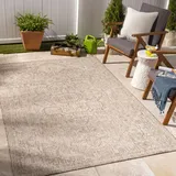 livabliss Teppich »LEMARK«, rechteckig, 4 mm Höhe, Teppich In- /Outdoor Boho Jute-Optik, Balkon, Terrasse, Garten, Beige