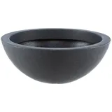 Dehner Kugelschale Ø 52 cm Höhe 20 cm Kunststoff anthrazit