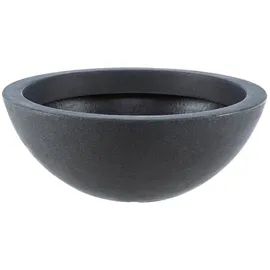 Dehner Kugelschale Ø 52 cm Höhe 20 cm Kunststoff anthrazit