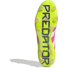 adidas Predator Elite FG Herren Cloud White/Lucid Pink/Lucid Lemon 43 1/3