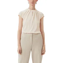 Comma, Comma Satinbluse mit Raffung - 34