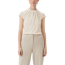 Comma, Comma Satinbluse mit Raffung - 34