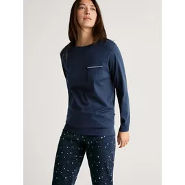 CALIDA Sweet Dreams Schlafanzug Blau 36/38