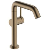 Hansgrohe Tecturis S Fine CoolStart mit Schwenkauslauf und Push-Open-Ablaufgarnitur, Brushed Bronze