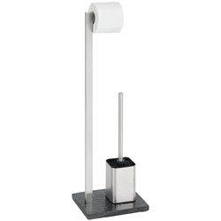 WENKO Stand WC-Garnitur Mod. Slate Rock Edelstahl 