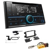 Kenwood 2-DIN Receiver Autoradio Bluetooth DAB+ für Mazda CX-5 ab 2012 schwarz