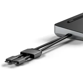 Satechi Dual Dock Stand mit NVMe, USB-C 3.1 [Stecker] (ST-DDSM)