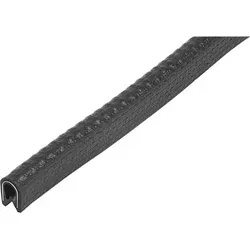 KANTENSCHUTZPROFIL OHNE DICHTUNG 20000X6,5X10, FORM:A, PVC SCHWARZ L=20 METER