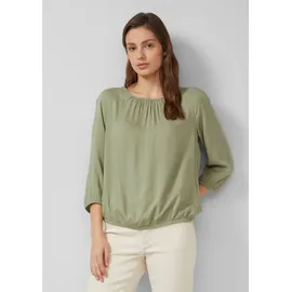 s.Oliver Strukturierte Viskose-Bluse mit Raff-Details - 36