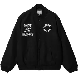 Carhartt WIP Work Varsity Bomber Herren Black - Schwarz / XL
