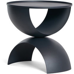 Frederik Roijé - Bow Bow Beistelltisch, Ø 40 x 40 cm, dunkelgrau