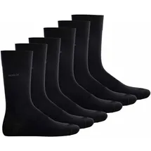Boss Herren Socken, 6er Pack - Finest Soft Cotton, Threepack RS Uni CC Schwarz 43-46