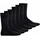 Boss Herren Socken, 6er Pack - Finest Soft Cotton, Threepack RS Uni CC Schwarz 43-46