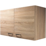 Flex-Well Hängeschrank »Bergen«, (B x H T) 100 54,8 32 cm braun