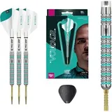 target-darts Target Rob Cross GEN2 Swiss Point Steeldarts silber|ultraweiß|türkis 21g,