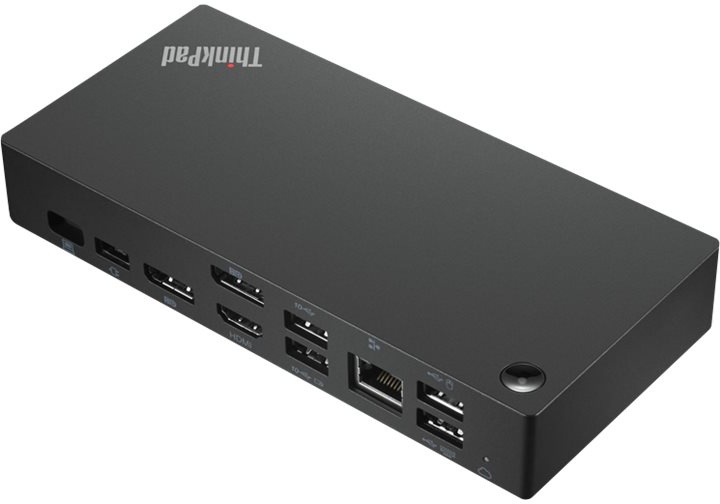 Lenovo ThinkPad Universal USB-C Smart Dock - Dockingstation - USB-C - HDMI, 2 x DP - 1GbE - 135 Watt