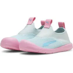 Aquacat Shield Sandalen Kinder PUMA Turquoise Surf Bright Aqua Fast Pink Blue türkisblau|BLAU|rosa 27