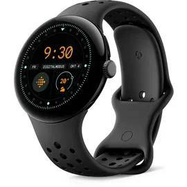 Google Pixel Watch 3 41 mm Bluetooth  matte black Sportarmband obsidian