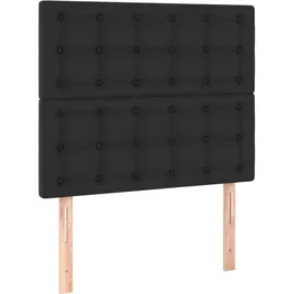 vidaXL Boxspringbett 100 x 200 cm Schwarz