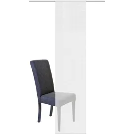 HOME WOHNIDEEN »Uni« 1, Stk. tlg. HxB: 245x60, SCHIEBEVORHANG LEINENSTRUKTUR