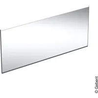 Geberit Option Plus Square Lichtspiegel 160x70x3.5cm, schwarz matt/Aluminium eloxiert