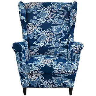 CHNSHOME Ohrensesselbezüge Sesselbezug Ohrensesselbezüge 2 Stück Sesselschoner Stretch Sesselhusse für Ohrensessel