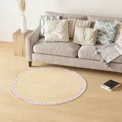 Morgenland Sisalteppich - Dreors - natur - 120 x 120 cm - rund