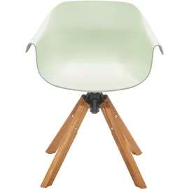 Musterring Stockholm Schalenstuhl 64 x 57 x 78 cm grün 2er Set
