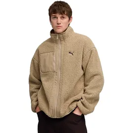 Puma Reversible Hybrid Sherpa Jacket Ice Coffee L