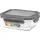 iSi Frischhaltedose eckig grau 15 x 11 x 5,7 cm 0,38 l