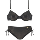 LASCANA Bügel-Bikini Gr. 36, Cup E, schwarz Gr.36