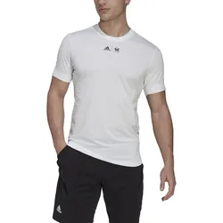 adidas Tennis-Tshirt New York Printed Tee weiss Herren