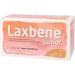 Laxbene junior 4 g Cola Pulver zur Herstellung einer Lösung