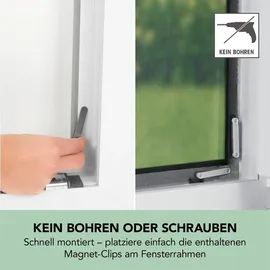 EasyMaxx Fenster-Moskitonetz 150 x 130 cm