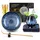 TEANAGOO Matcha-Teeset, Japanisches Teeset, Matcha-Schale (Chawan), Matcha-Bambusbesen (Chasen), Teelöffel (Chashaku), Sieb, Matcha-Besenhalter, Matcha-Besenständer, Matcha-Besen-Set N15, Matcha-Grünteepulver Kit.