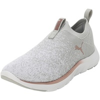 Puma Slip-On Sneaker »SOFTRIDE REMI SLIP-ON KNIT WN'S« PUMA Ash Gray-PUMA White-Rose Gold