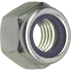 Sicherungsmuttern ISO 7040 - 8 Stahl verzinkt blau - M16 mm