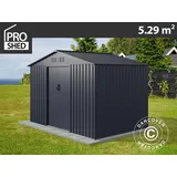 Geräteschuppen 2,77x1,91x1,92m, 5,29m2, Proshed®, Anthrazit