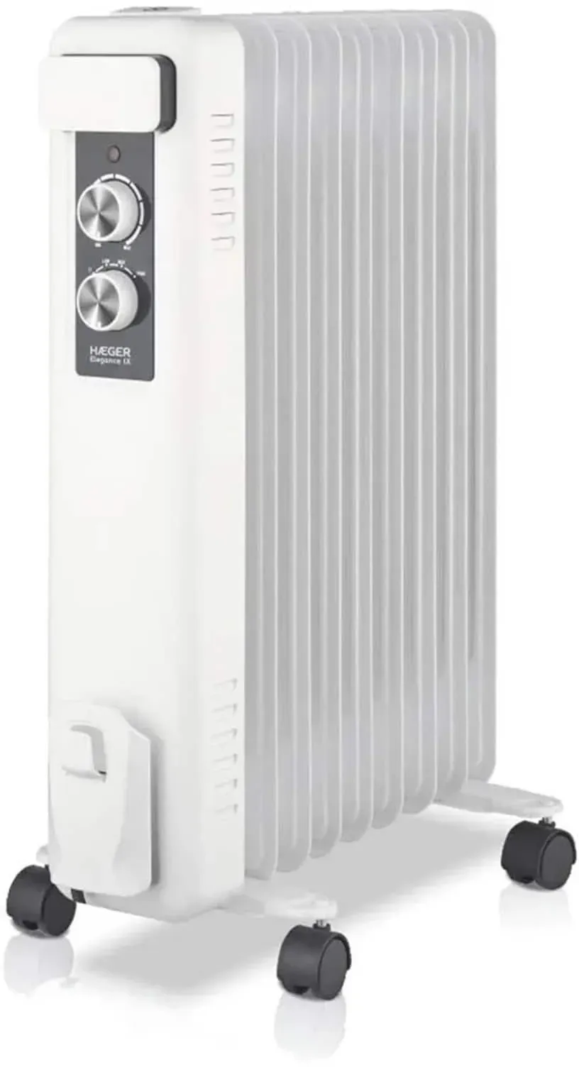 HAEGER Öl Radiator 2 Heizstufen max. 2000 W, 9 Rippen, Thermostat