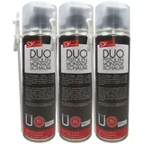 PISTOLENSCHAUM & MONTAGESCHAUM B2 3x 500ml Bauschaum PU-Schaum Füllschaum